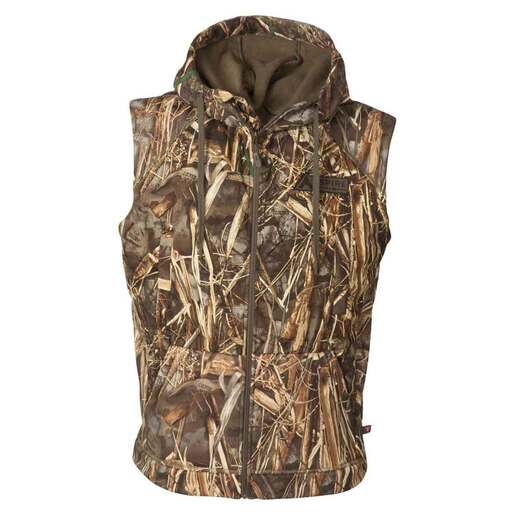 Banded Men's Realtree Max-7 Intensify HybridLyte Hooded Hunting Vest - Realtree Max-7 L