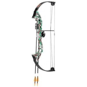 Bear Archery Brave 15-25lbs Right Hand Youth Bow - Package - Black