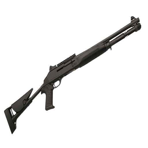 Benelli M1014 12 Gauge 3in Anodized Black Semi Automatic Shotgun - 18.5in - Black