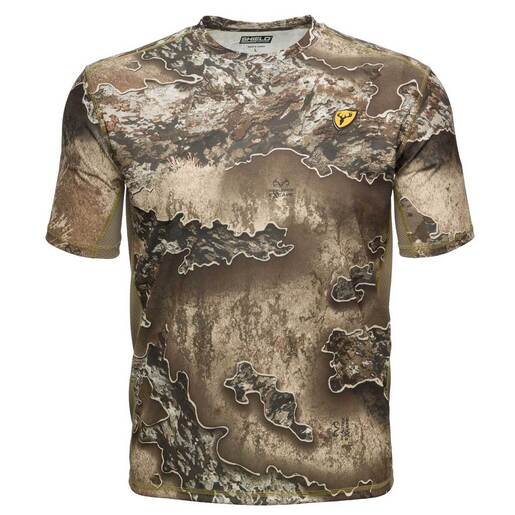 Blocker Outdoors Men's Real Tree Excape Agnatec Short-Sleeve Hunting Shirt - Real Tree Excape