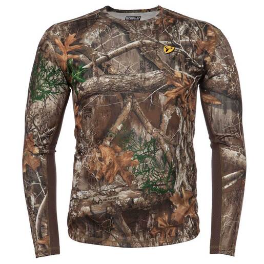 Blocker Outdoors Men's Realtree Edge Angatec Long Sleeve Hunting Shirt - Realtree Edge S