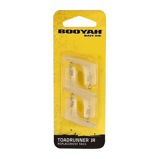 Booyah ToadRunner Jr. Hard Body Frog Replacement Tails - 4pk - Clear