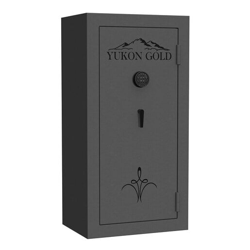 Browning Yukon Gold 24 Gun Safe - Charcoal Gray - Gray