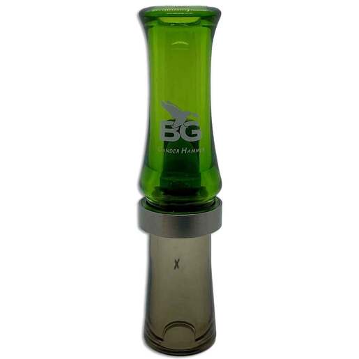 Buck Gardner Gander Hammer Poly Goose Call - Camo Green/Smoke