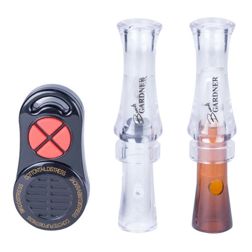 Buck Gardner Triple Threat Predator Call Combo - Brown/White