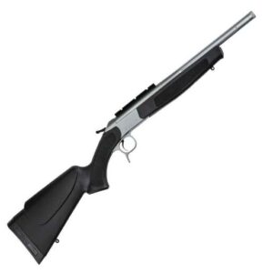 CVA Scout TD 350 Legend Stainless Steel Single Shot Compact Rifle - 20in - Black