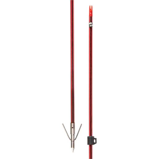 Cajun Wasp Bowfishing Arrow With Piranha XT Point - Red