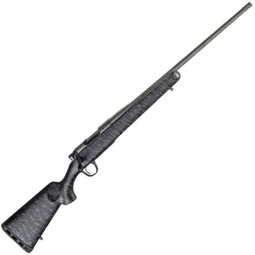 Christensen Arms Mesa 28 Nosler Black/Gray Bolt Action Rifle - Black With Gray Webbing