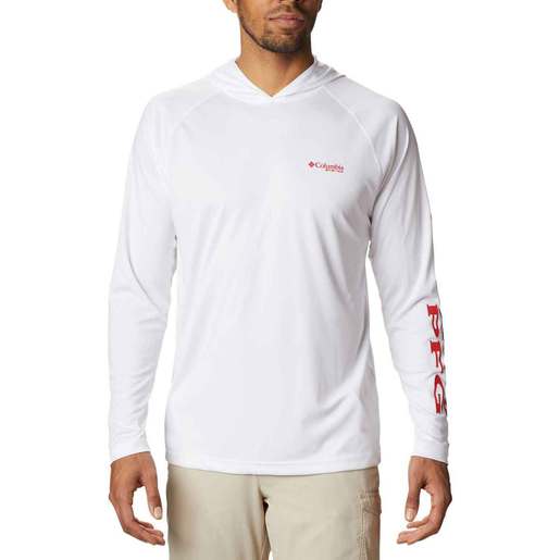Columbia Men's PFG Terminal Tackle Fishing Hoodie - Cool Gray M