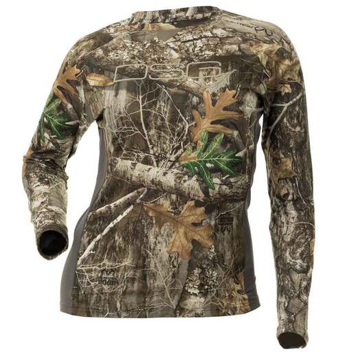 DSG Outerwear Women's Realtree Edge Ultra Lightweight Hunting Shirt - Realtree Edge XXL