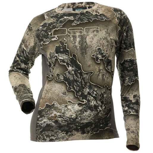 DSG Outerwear Women's Realtree Excape Ultra Lightweight Long Sleeve Hunting Shirt - Realtree Excape XXS