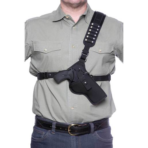 Diamond D Outdoors Denali 3in Revolver Barrel Chest Right Holster - Black