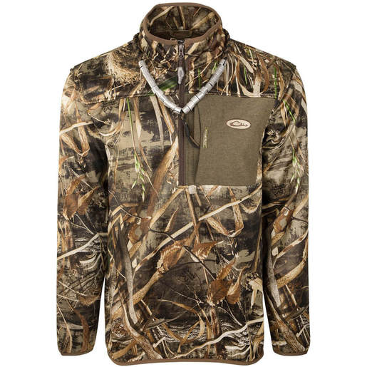 Drake Men's Max-5 MST Endurance 1/4 Zip Hunting Jacket - Realtree Max-5 3XL