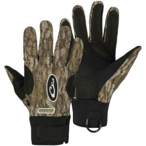Drake Men's Mossy Oak Bottomland Refuge HS GORE-TEX Hunting Gloves - Mossy Oak Bottomland M