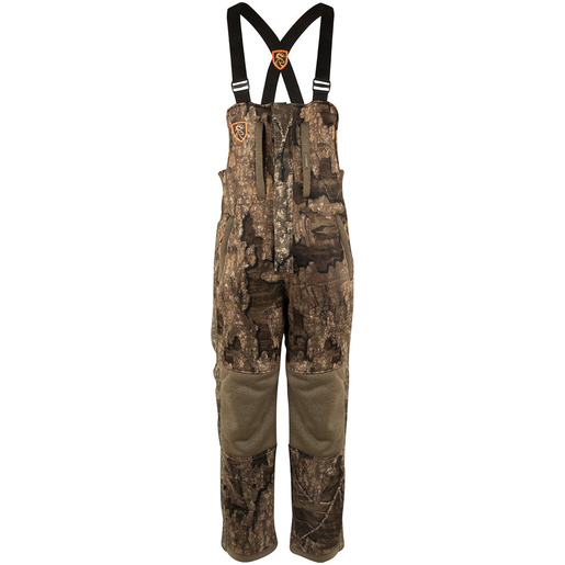 Drake Men's Realtree Timber Silencer Hunting Bibs - Realtree Timber M