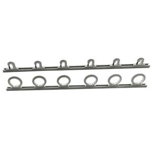 Dubro Fishing Trac-A-Rod Silver Fishing Rod Rack - Silver/White
