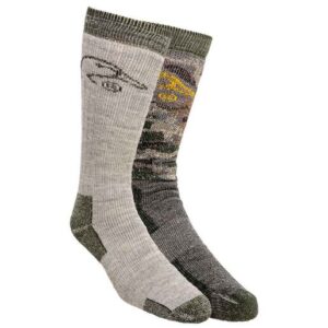 Ducks Unlimited Men's 2 Pack Hunting Socks - Green L