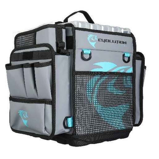 Evolution Outdoor Kayak Series Soft Tackle Bag - Gray/Aqua 3700