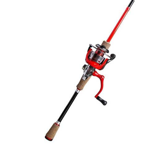 Favorite Fishing Brush Dobber Crappie Spinning Combo - Red