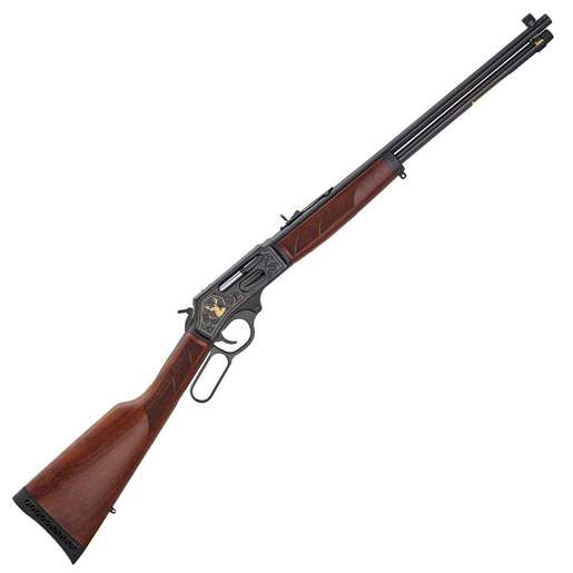 Henry Side Gate Wildlife Edition 30-30 Winchester Blued/Walnut Lever Action Rifle - 20in - Fancy American Walnut