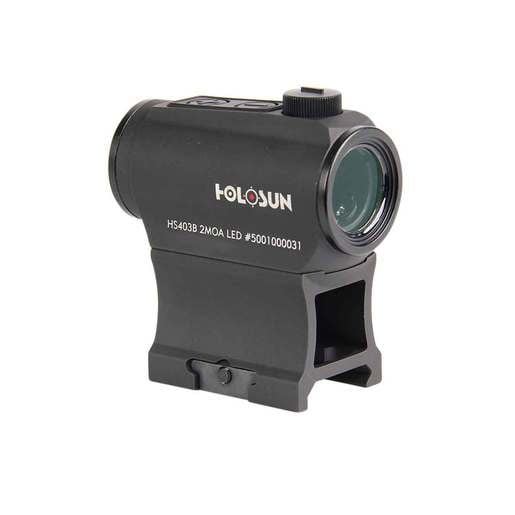 Holosun Shake Awake Micro Red Dot 1x20mm Holo Sight - Red Dot - Black