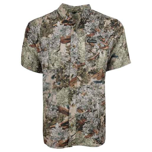 King's Camo Men's Desert Shadow Safari Short-Sleeve Hunting Shirt - King's Desert Shadow M