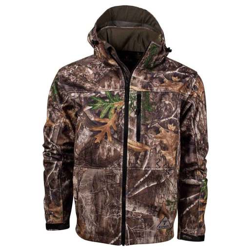 King's Camo Men's Realtree Edge Wind-Defender Fleece Hunting Jacket - King Realtree Edge 3XL