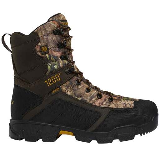 LaCrosse Men's Cold Snap 9in 1200g Insulated Waterproof Hunting Boots - Mossy Oak Break-Up Country 9