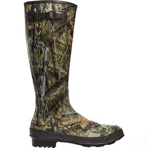 LaCrosse Men's Grange 18in Uninsulated Waterproof Pull On Boots - Mossy Oak Break-Up Country 14
