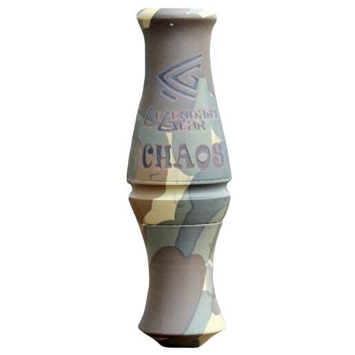 Legendary Gear Chaos Injected Acrylic Double Reed Duck Call - Woodland Brown