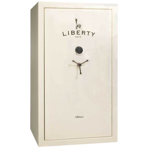 Liberty Safes Patriot 50 Gun Safe - White Gloss - White