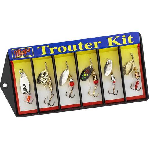 Mepps Trouter Kit Inline Spinner Assortment - Plain