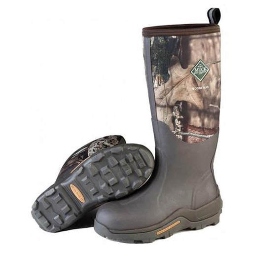 Muck Boot Men's Woody Max Waterproof Rubber Hunting Boots - Mossy Oak Country 9