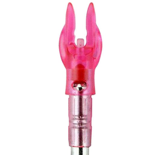 Nockturnal Fit Universal Lited Pink Nock - 3 Pack - Pink