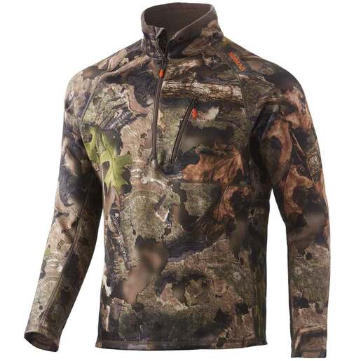 Nomad Men's Mossy Oak Droptine Utility 1/2 Zip Hunting Jacket - Mossy Oak Droptine XXL