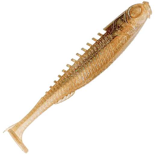 Northland Fishing Tackle Eye-Candy Paddle Shad Soft Swimbait - 5 Pack - Smelt