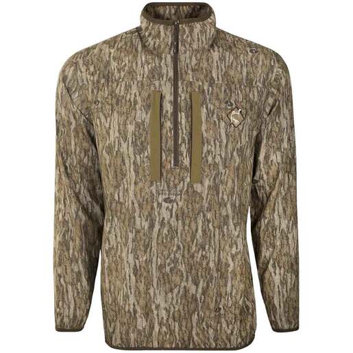 Ol' Tom Men's Mossy Oak Bottomland Tech Quarter Zip Hunting Jacket - Mossy Oak Bottomland M