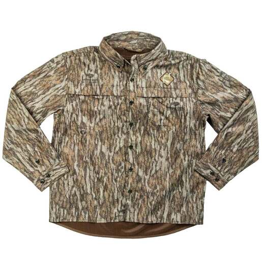 Ol' Tom Youth Mossy Oak Bottomland Mesh Back Flyweight 2.0 Hunting Shirt - Mossy Oak Bottomland 8