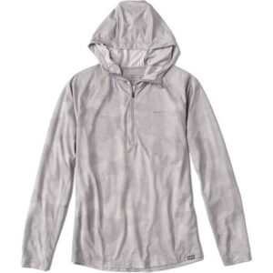 Orvis Men's PRO Sun Hoodie Long Sleeve Fishing Shirt - Blue Fog/Titanium S
