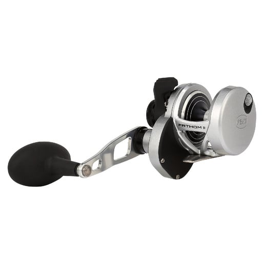 PENN Fathom II Lever Drag Trolling/Conventional Reel - Silver/Black 60N