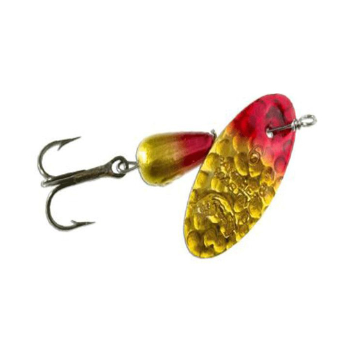 Panther Martin Hammered Inline Spinner - YellowithRed 4