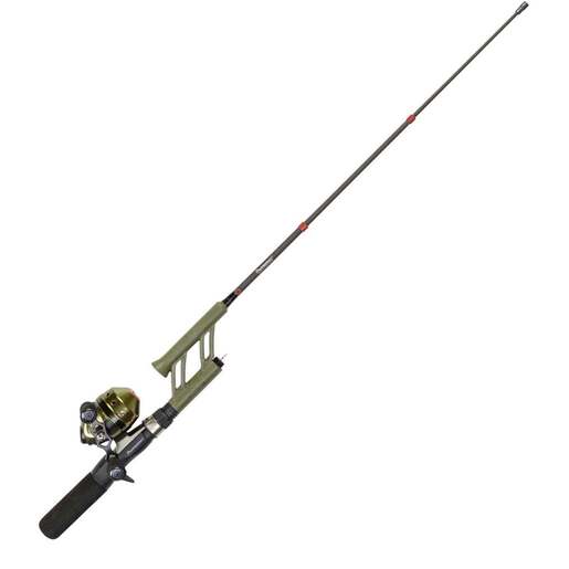 Profishiency Pocket Combo Deluxe Travel Kit Spincast Rod and Reel Combo - Green