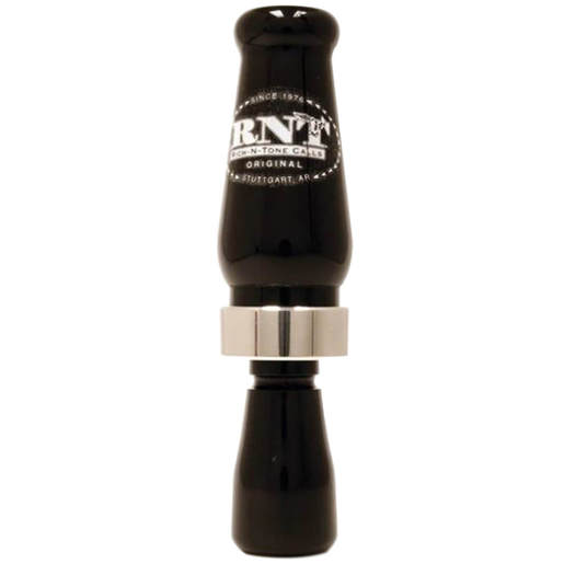 Rich N Tone Original Black Acrylic Duck Call - Black/White/Silver