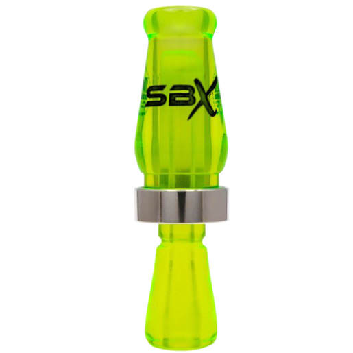 Rich N Tone SBX Flourescent Green Duck Call - Florescent Green