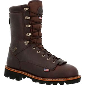 Rocky Men's Elk Stalker 10in 1000g Insulated Waterproof Hunting Boots - Brown 8