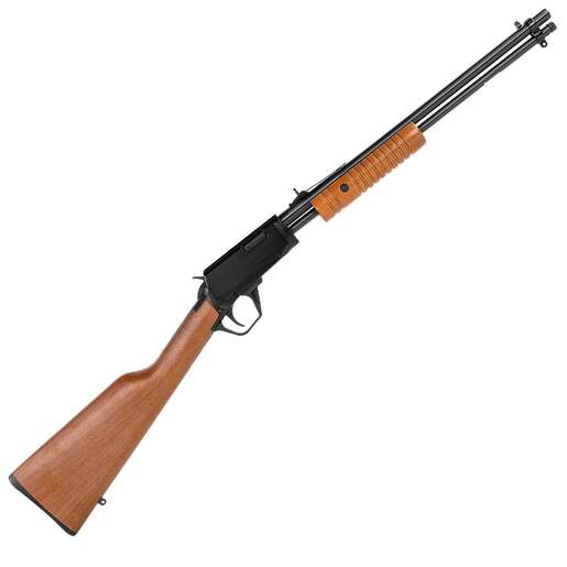 Rossi Gallery 22 Long Rifle Hardwood Pump Action Rifle - 18in - Brown
