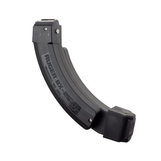 Ruger BX-25 25x2 Black 10/22 Black 22 Long Rifle Reversible Handgun Magazines - 50 Rounds - Black