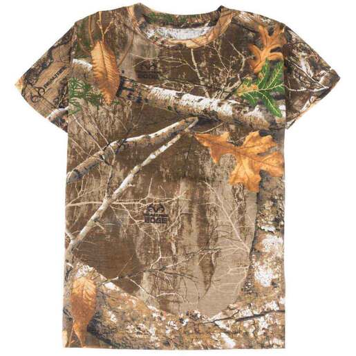 Rustic Ridge Youth Realtree Edge Short-Sleeve Hunting Shirt - Realtree Edge XL