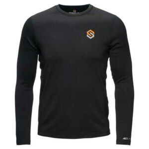 ScentLok Men's Black Climafleece Base Layer Long Sleeve Shirt - Black XXL