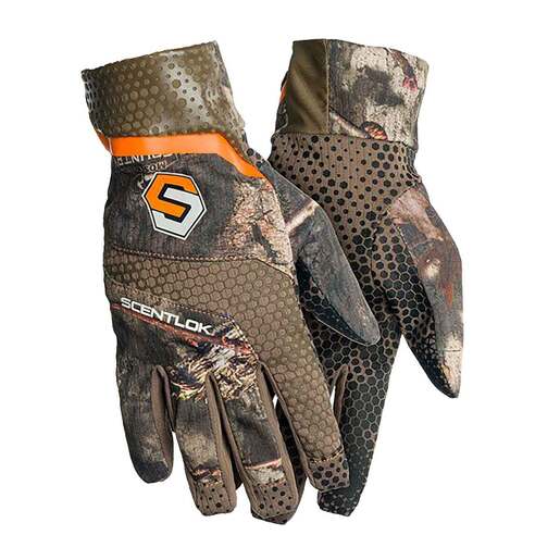 ScentLok Men's Mossy Oak Country DNA Lightweight Shooters Hunting Gloves - Mossy Oak Country DNA XL